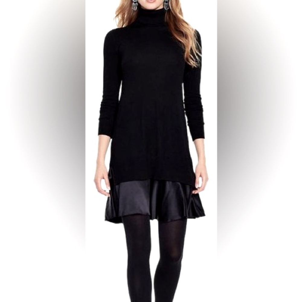 Polo Ralph Lauren Turtleneck Sweater Dress (Size 4) - Merino Wool & Silk